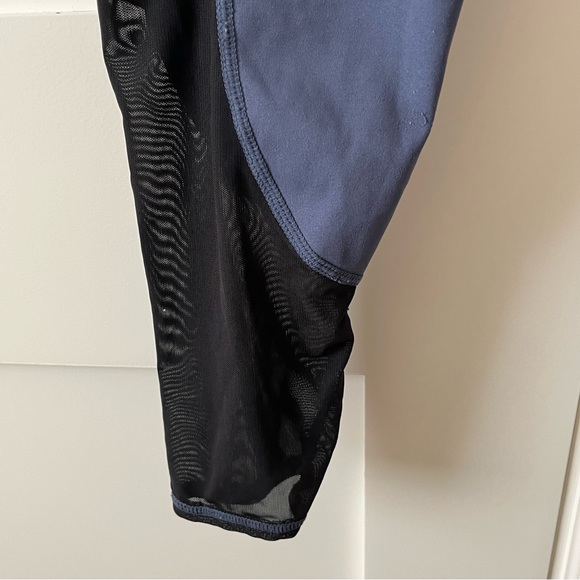 Threads 4 Thought ReActive Mesh Panel Legging Indigo Sz M - Picture 7 of 16